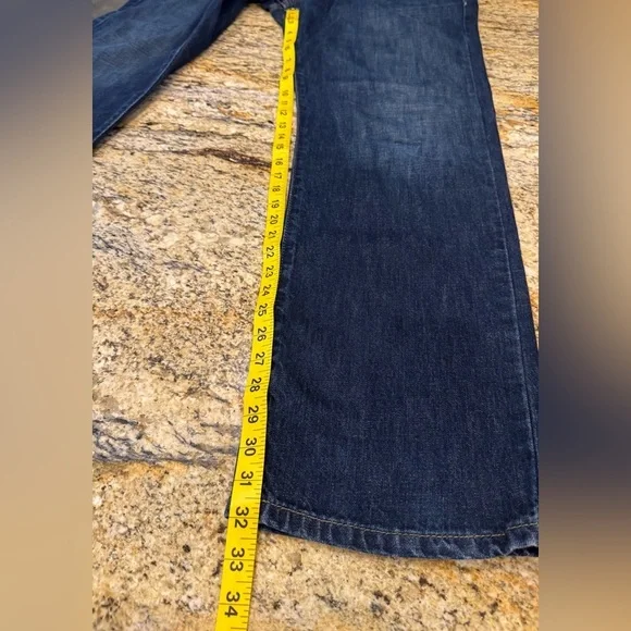 Calvin Klein Jeans Men’s Size 34x32 Denim Blue Jeans Relaxed Straight Leg - Picture 9 of 9